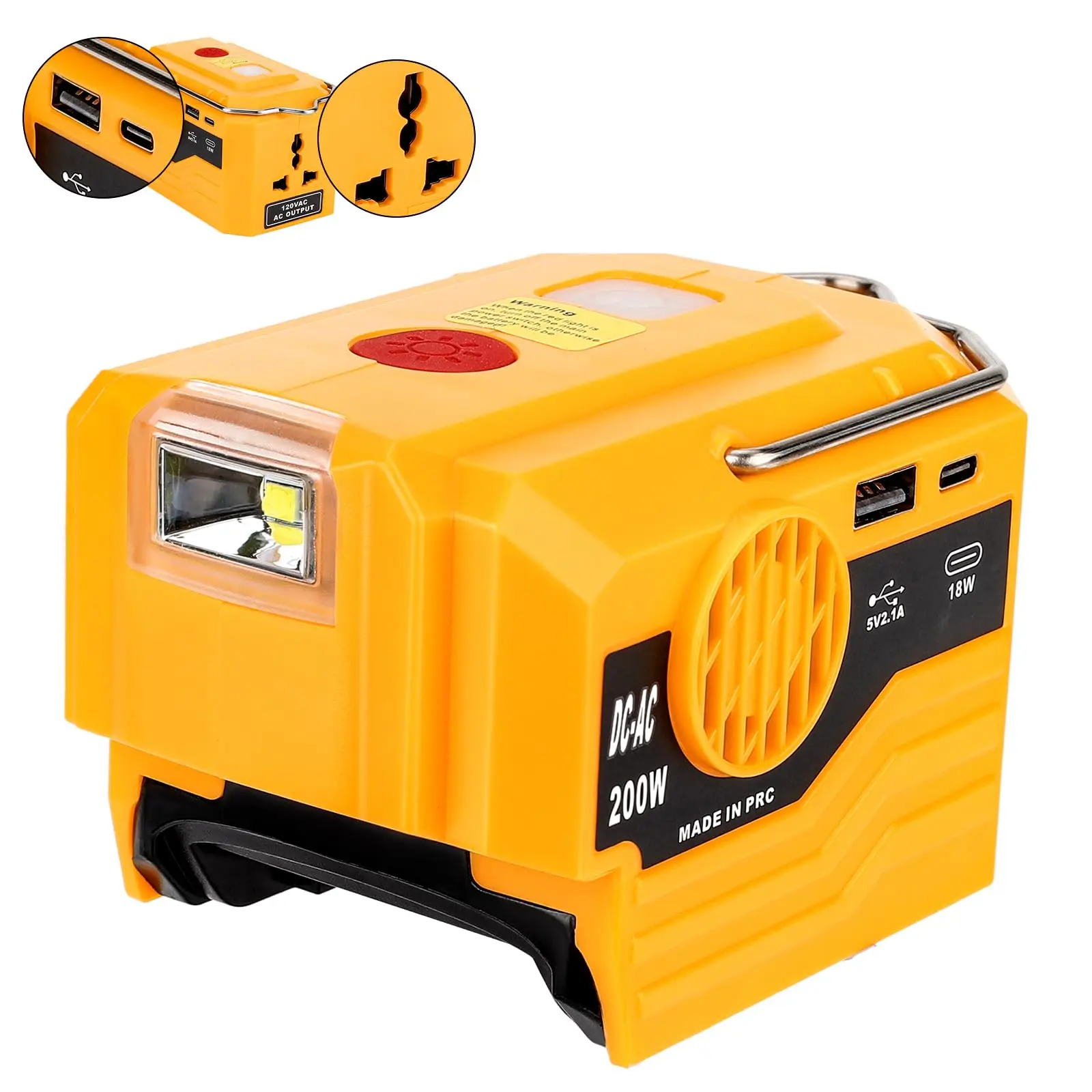 Outdoor Power Inverter - Outdoor Camping Power Generator For Dewalt