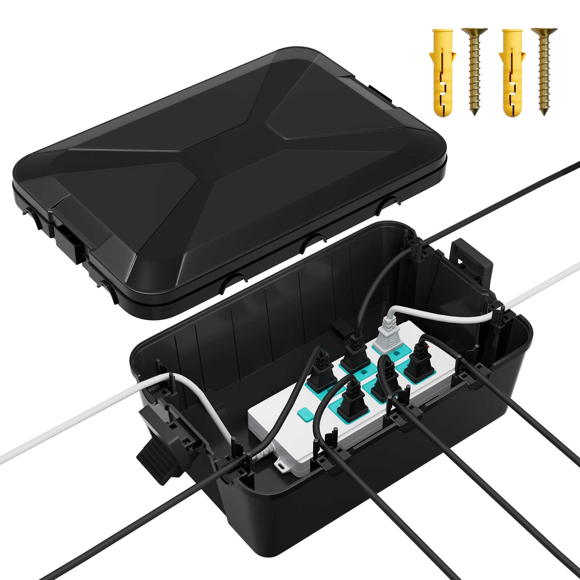 Outdoor Power Adapter - Outdoor Electrical Box 13x8x5 Large Outdoor