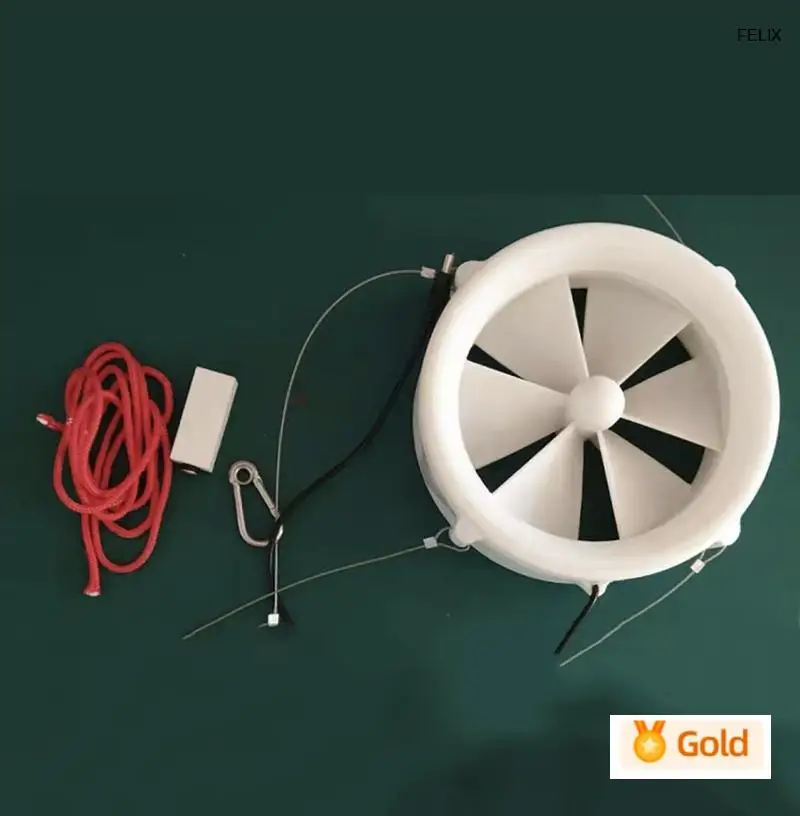 Outdoor Power Source - 12V Dual-Purpose Turbine Generator USB Charger