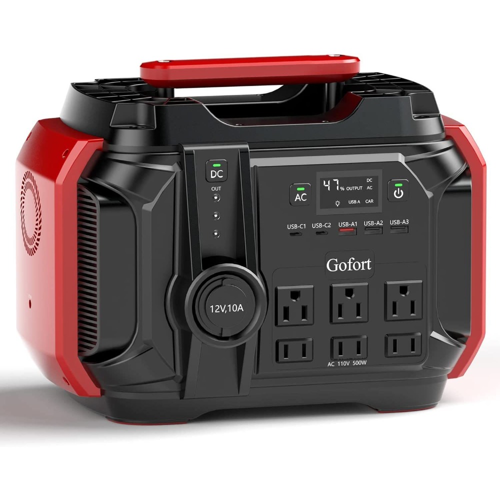 Panel Power Outdoor - Portable Power Station 540Wh/500W(Peak 1000W) 6