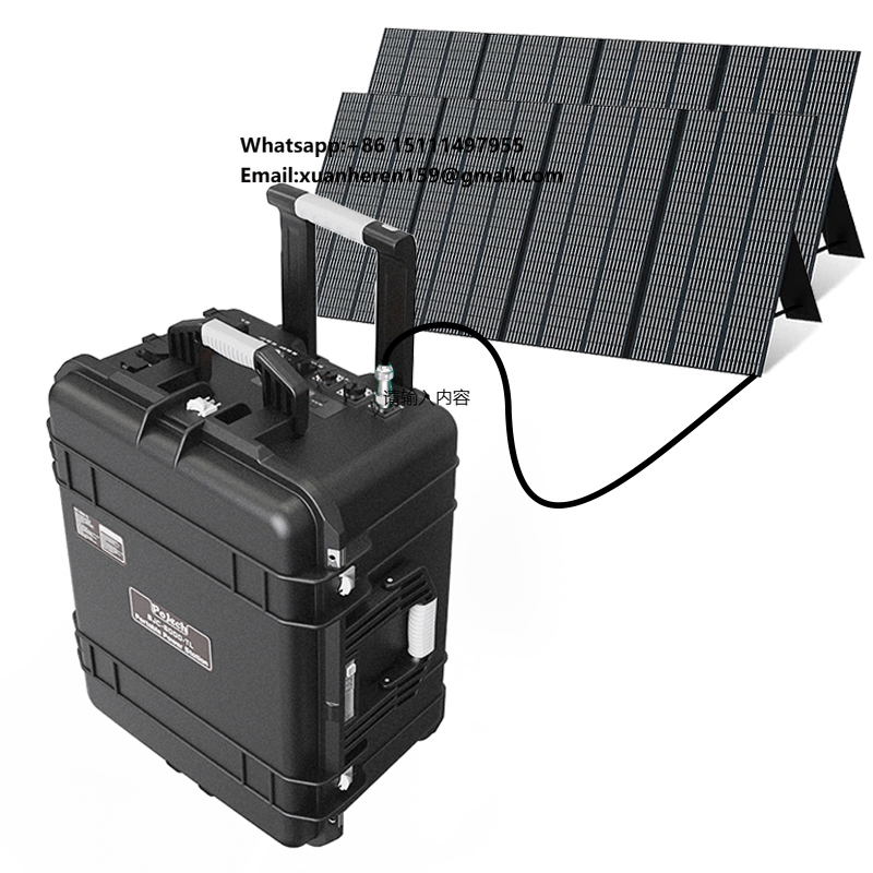 Panel Power Outdoor - Portable LiFePO4 Electric Solar Generator 6000W