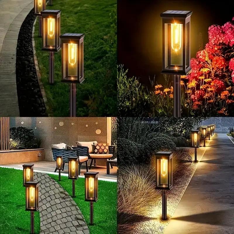 4Psc Solar Pathway Lights Sola - đánh giá và giá Outdoor Power For Christmas Lights