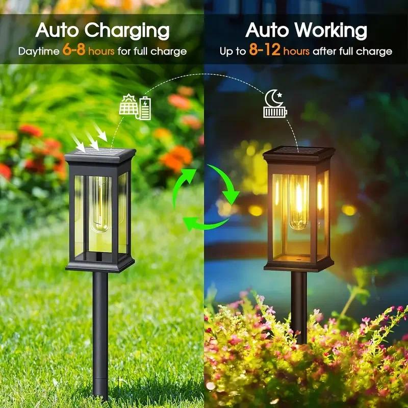 4Psc Solar Pathway Lights Sola - đánh giá và giá Outdoor Power For Christmas Lights