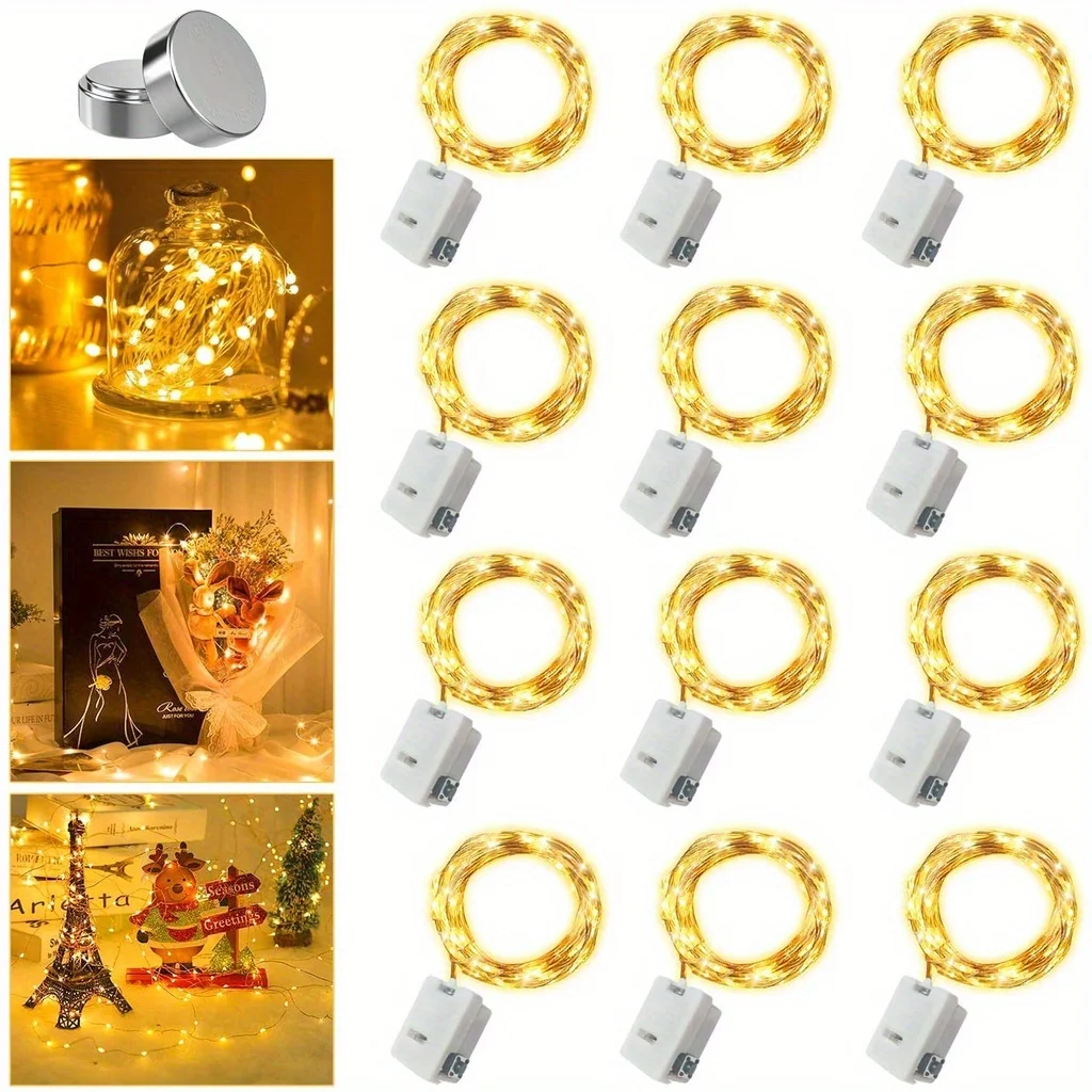 10 Pack Waterproof Mini Fairy  - đánh giá và giá Outdoor Power For Christmas Lights