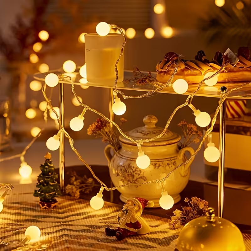 10M USB/Battery Power Ball LED - đánh giá và giá Outdoor Power For Christmas Lights