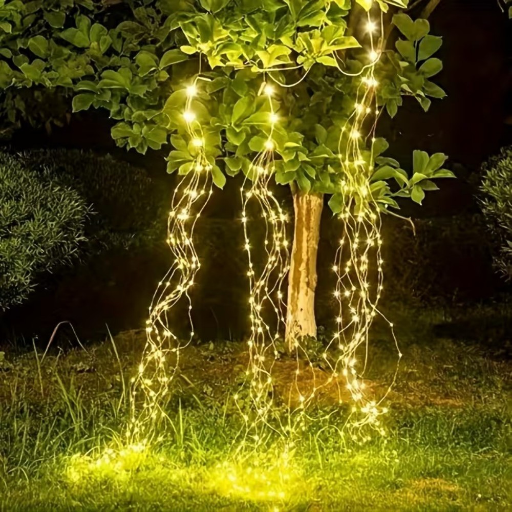 3M600LED Solar Powered Willow  - đánh giá và giá Outdoor Power For Christmas Lights