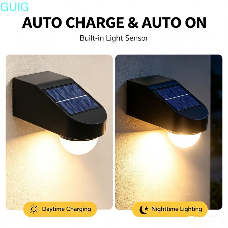 5 LED Solar Wall Light Outdoor - đánh giá và giá Outdoor Power Brush
