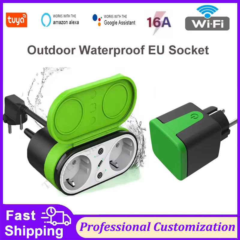 Tuya EU 16A Wifi Smart Outdoor - đánh giá và giá Outdoor Power Adapter