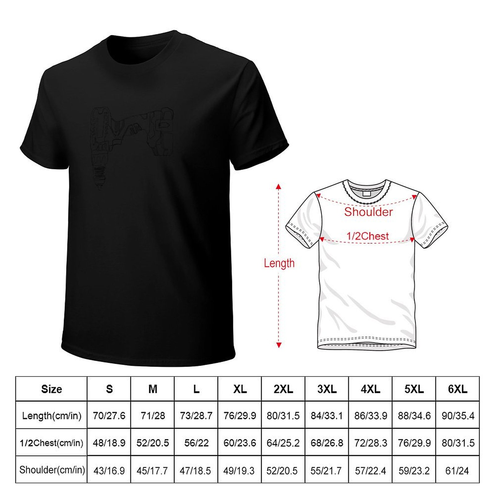 Power drill T-Shirt Outdoor Wo - đánh giá và giá Outdoor Power Not Working