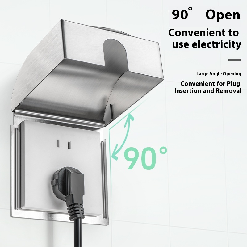 86 Socket Splashproof Box 304  - đánh giá và giá Outdoor Power Adapter