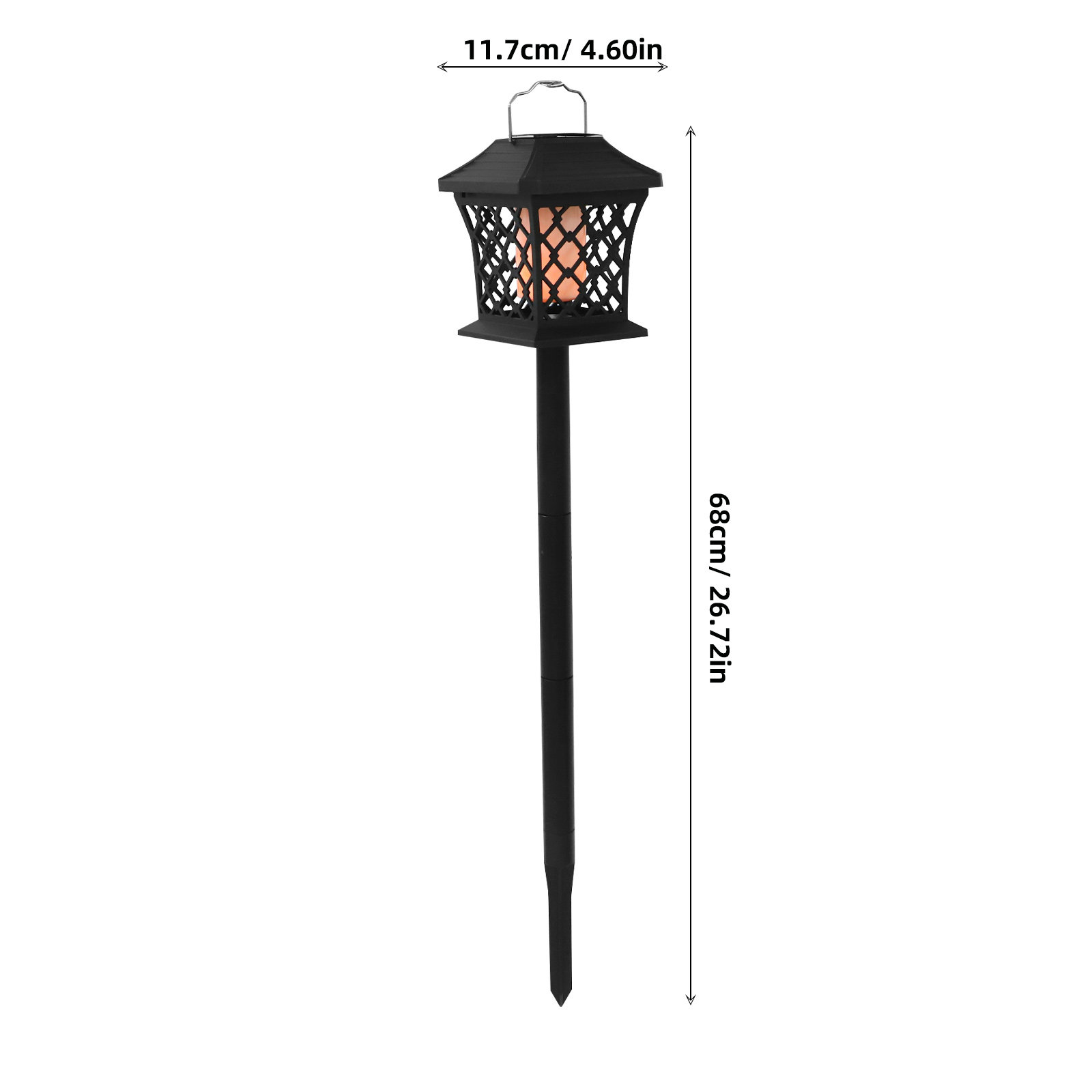 2 Pcs Solar Lights Outdoor Gar - đánh giá và giá Outdoor Power Stake