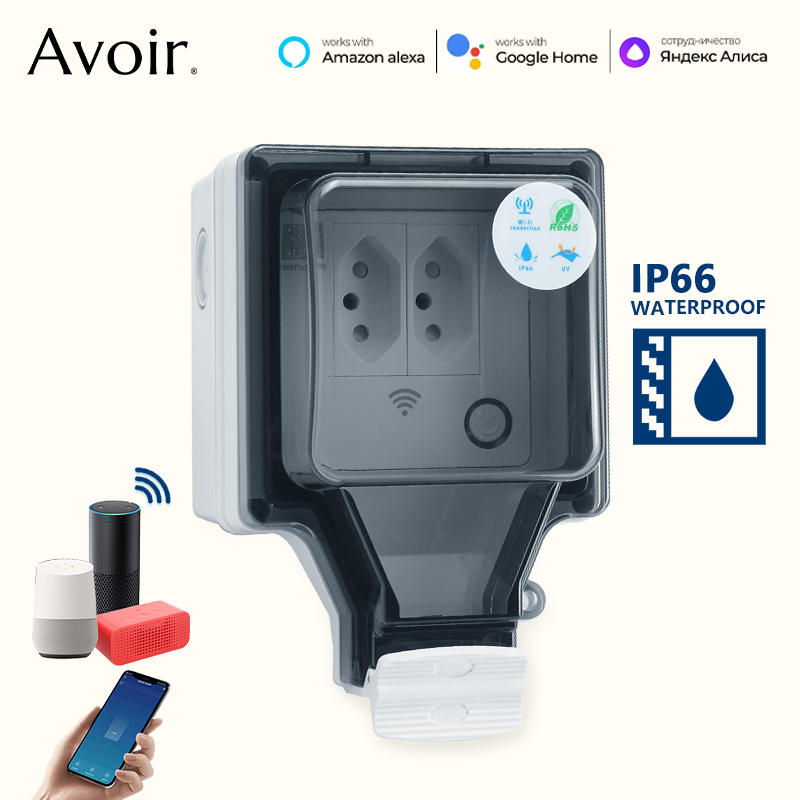 Avoir Tuya Wifi Smart Socket I - đánh giá và giá Outdoor Power Not Working