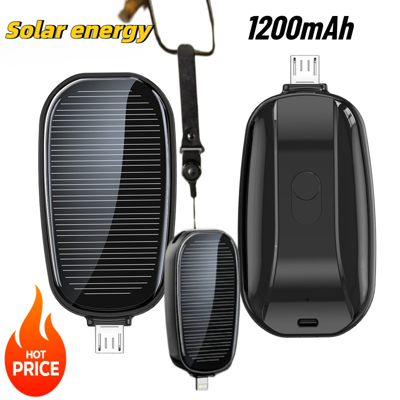 1200mAh Solar Mini Power Bank  - đánh giá và giá Outdoor Usb Power Adapter