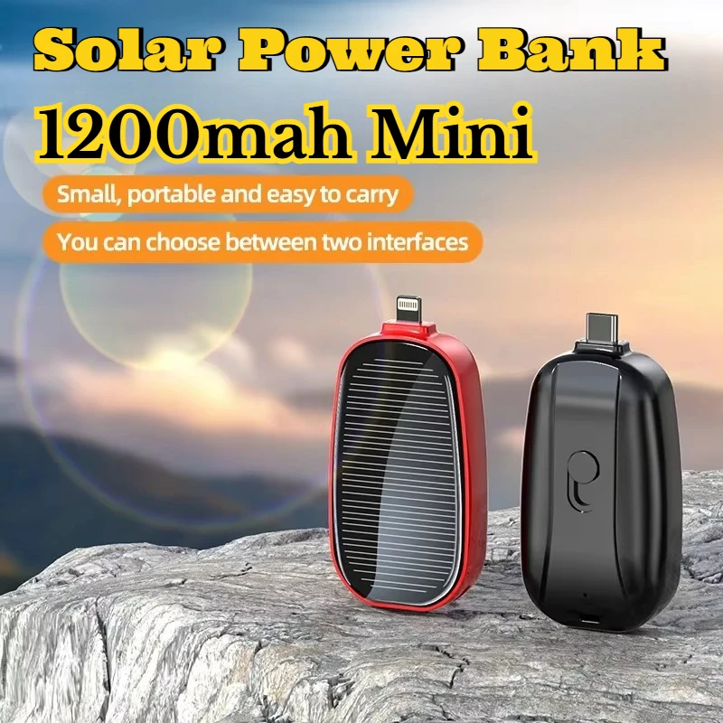 1200mAh Solar Mini Power Bank  - đánh giá và giá Outdoor Usb Power Adapter