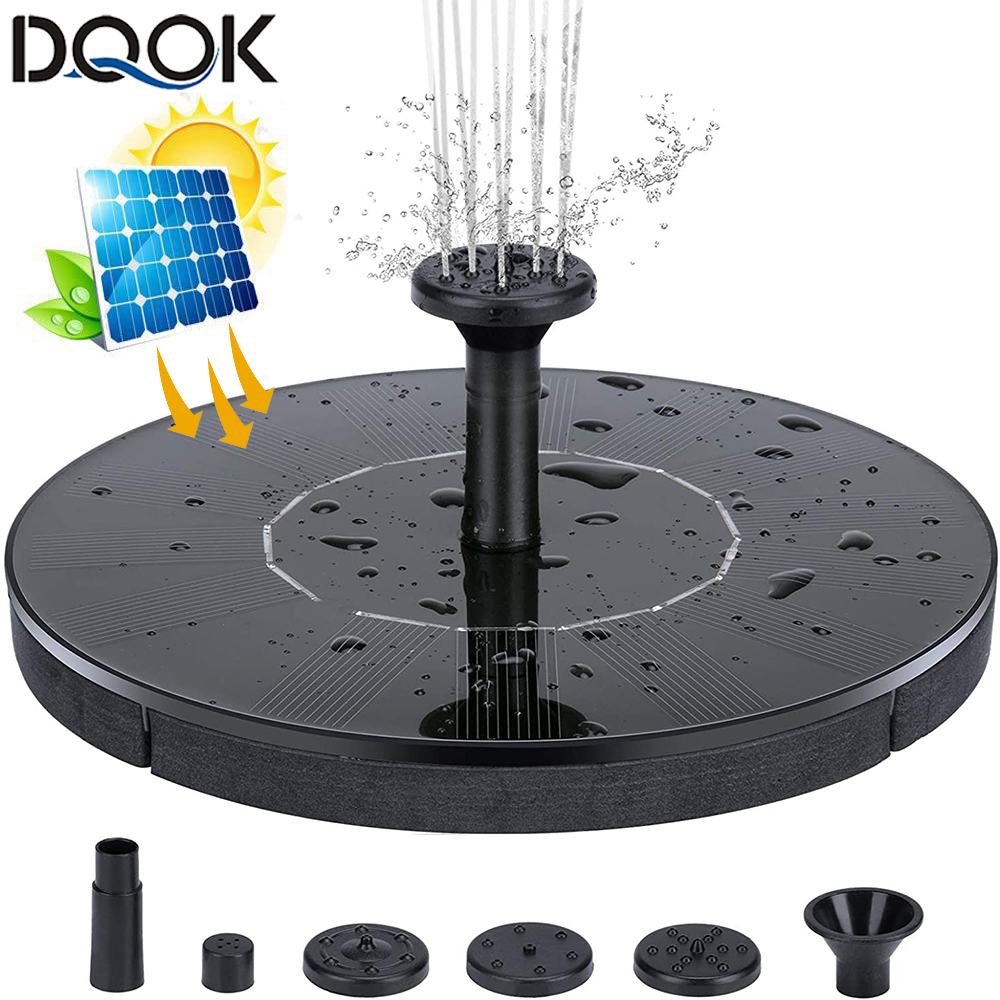 Mini Solar Water Fountain Pool - đánh giá và giá Outdoor Power Source
