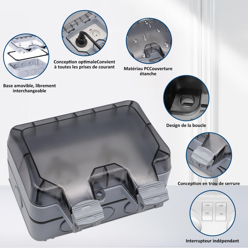 EIOMR France IP66 Weatherproof - đánh giá và giá Outdoor Usb Power Adapter