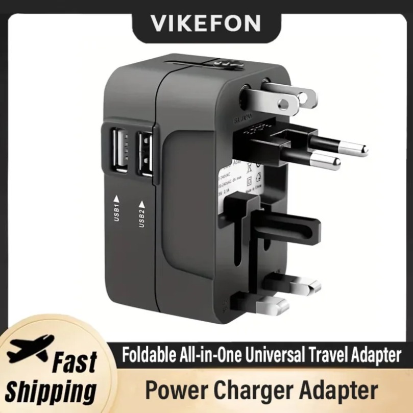 Foldable Universal Travel Powe - đánh giá và giá Outdoor Usb Power Adapter