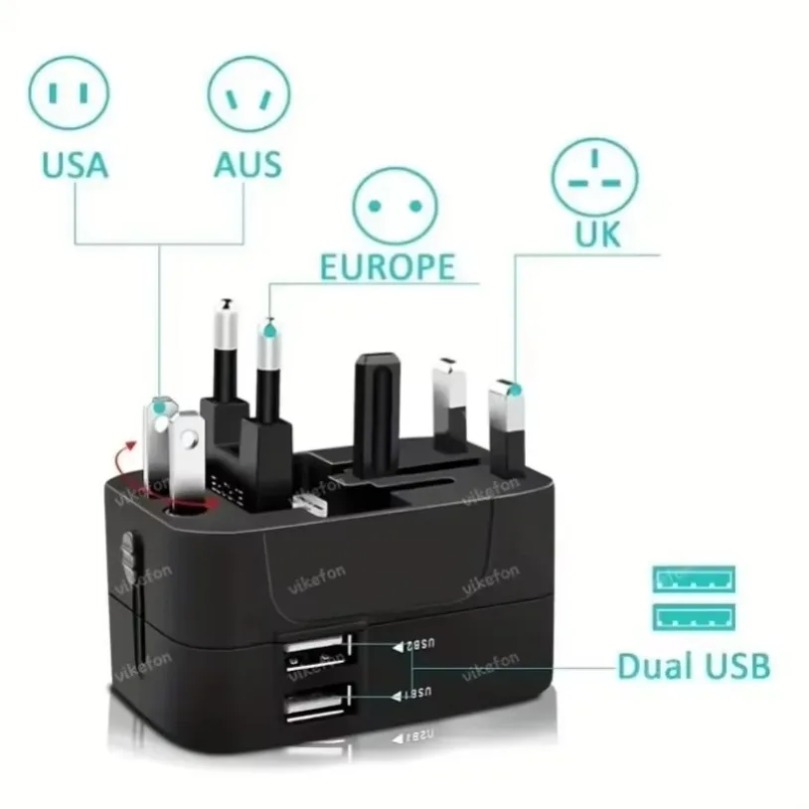 Foldable Universal Travel Powe - đánh giá và giá Outdoor Usb Power Adapter