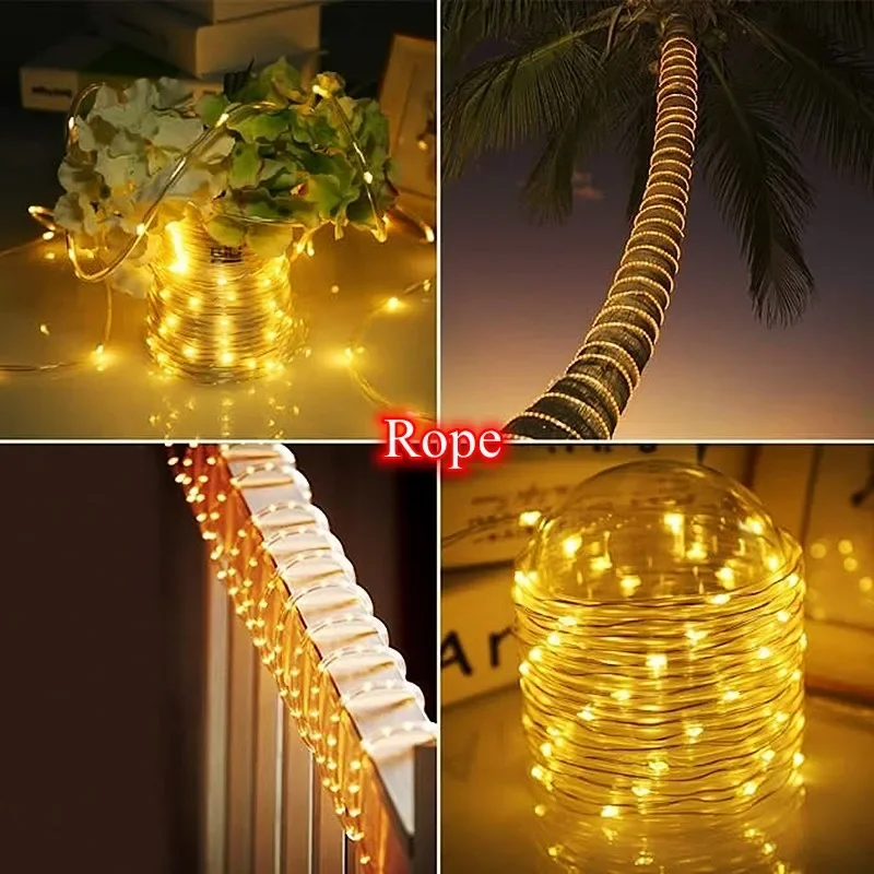 LED Solar Strip Rope Tube Fair - đánh giá và giá Outdoor Power For Christmas Lights