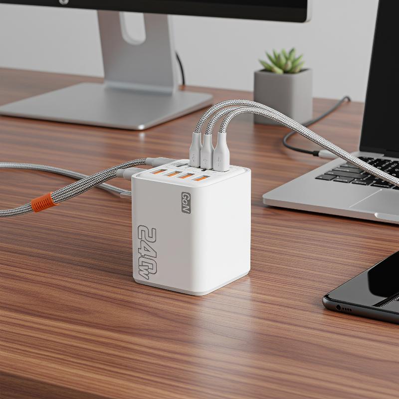 240W GaN USB C Charger 8 In 1  - đánh giá và giá Outdoor Usb Power Adapter