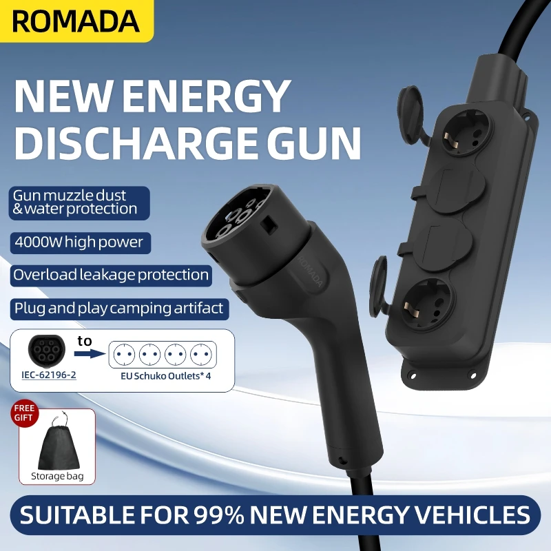 Portable 16A 4KW V2L Cable Ele - đánh giá và giá Outdoor Power Adapter