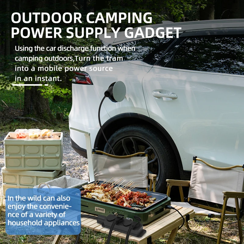 Portable 16A 4KW V2L Cable Ele - đánh giá và giá Outdoor Power Adapter