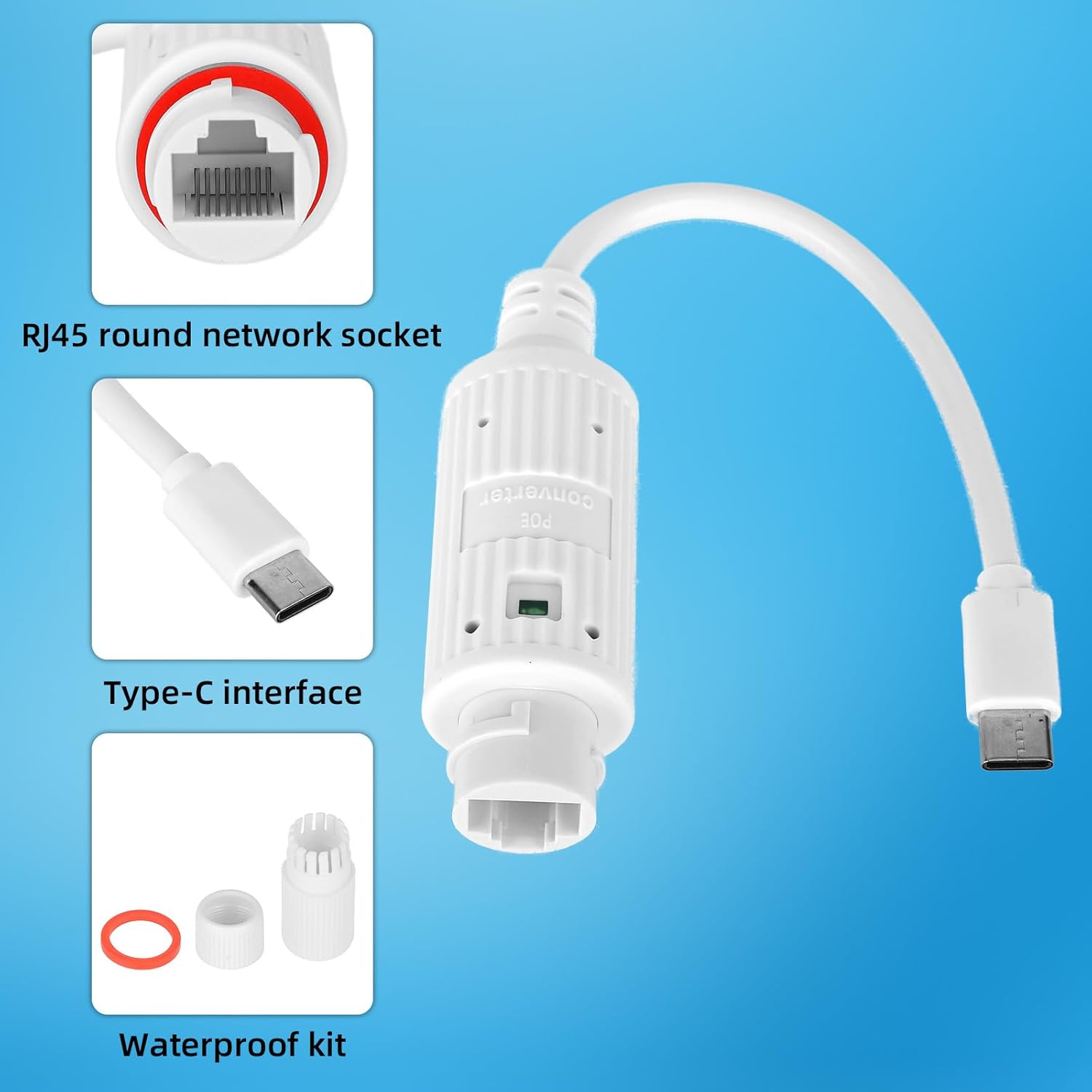 POE to USB-C Power Converter O - đánh giá và giá Outdoor Usb Power Adapter