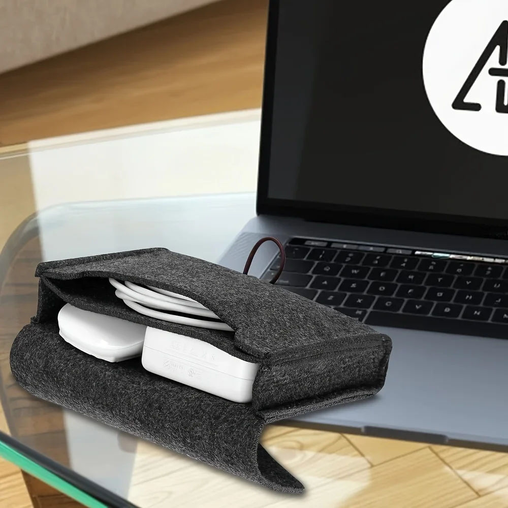 Portable Felt Cable Organizer  - đánh giá và giá Outdoor Usb Power Adapter