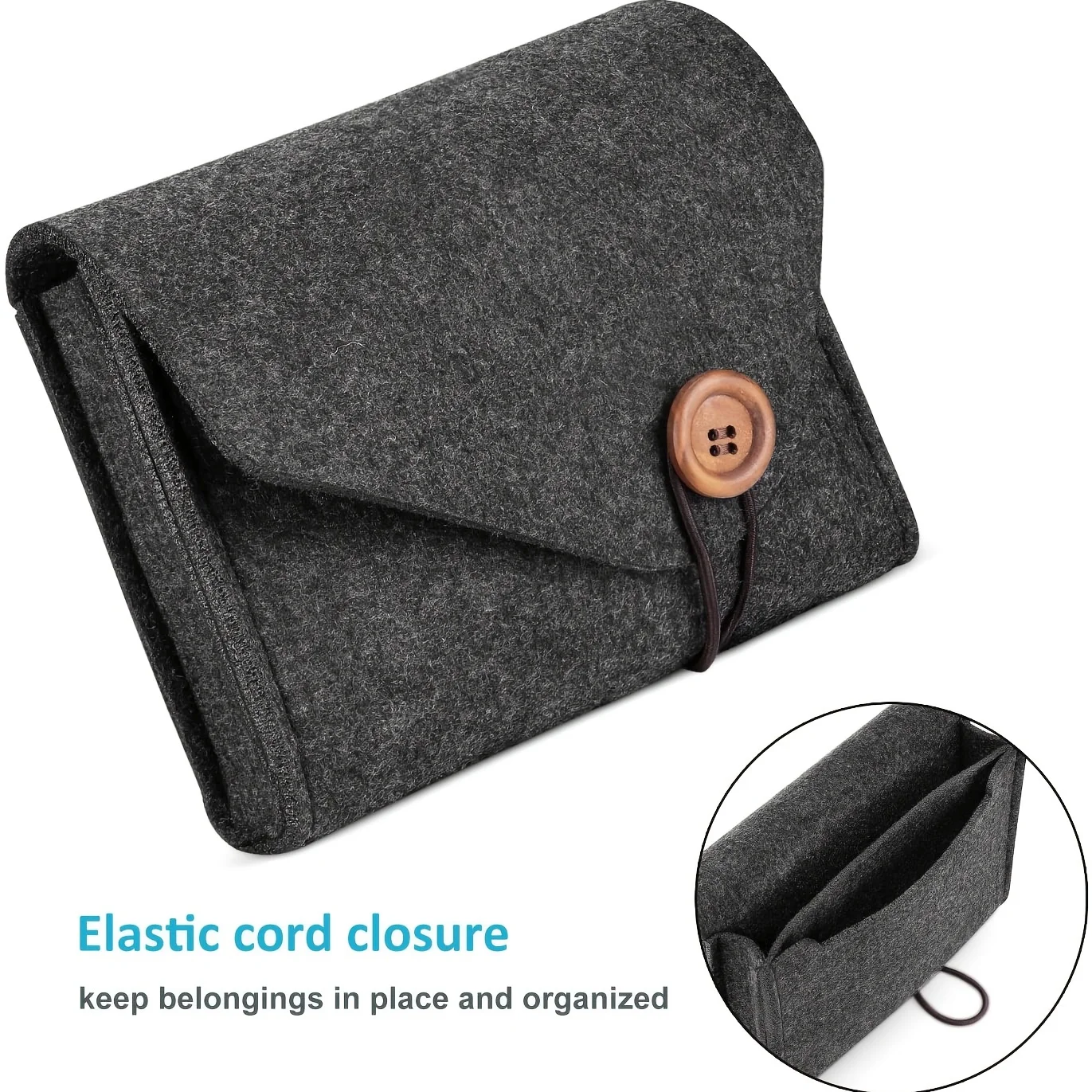 Portable Felt Cable Organizer  - đánh giá và giá Outdoor Usb Power Adapter