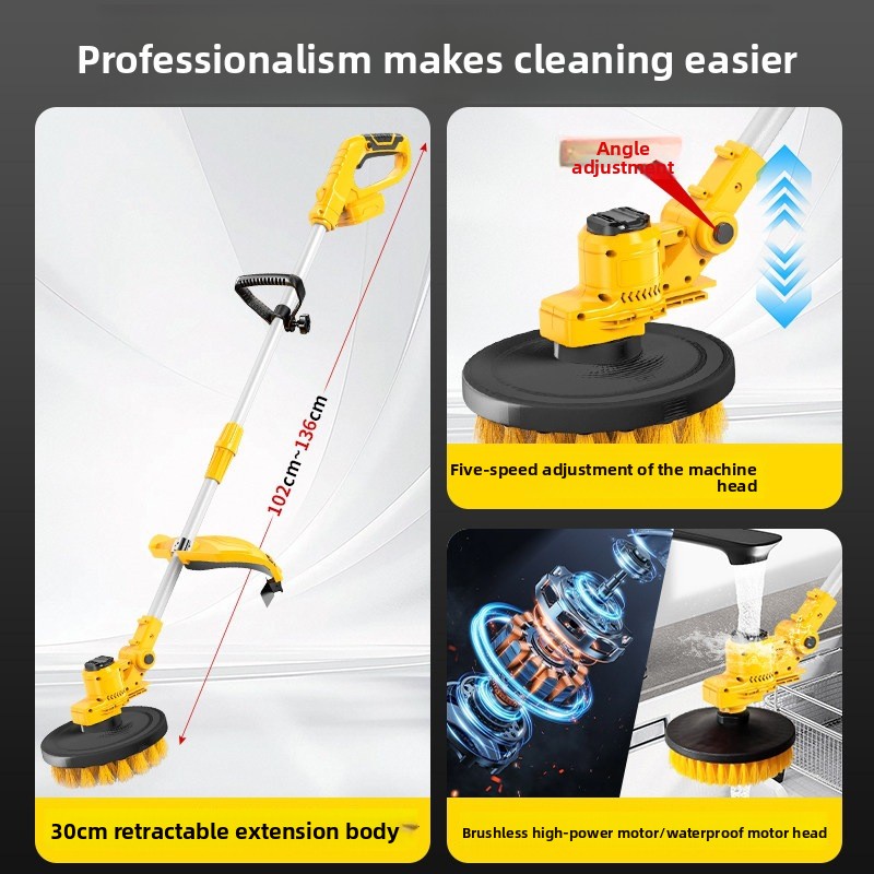 YFY Electric Cleaning Brush Ha - đánh giá và giá Outdoor Power Brush