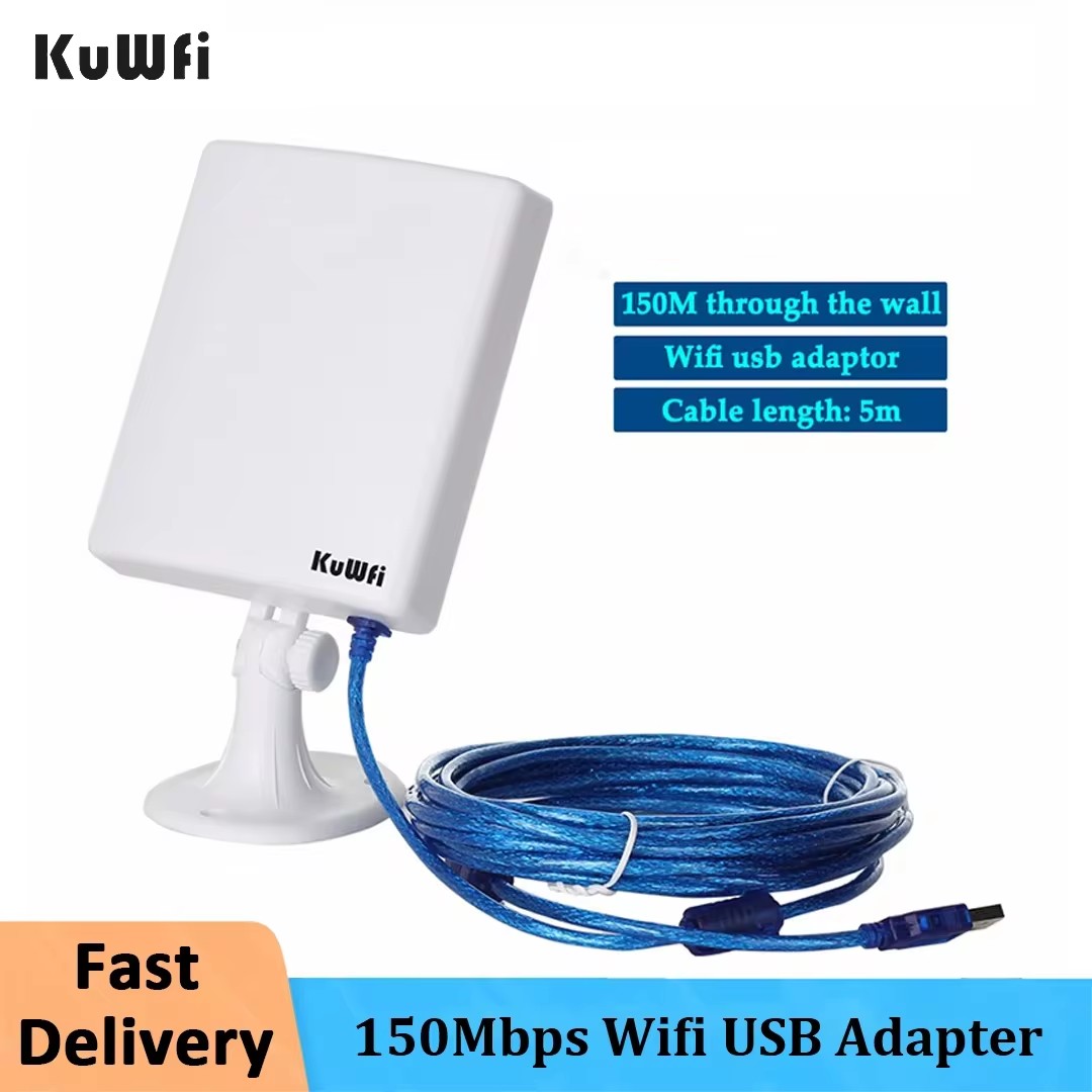 KuWfi 150Mbps Wifi USB Adapter - đánh giá và giá Outdoor Power Adapter Wyze