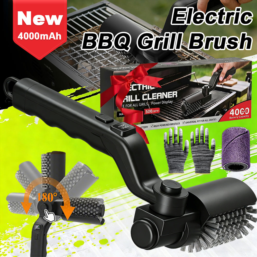 Electric Grill Brush Cleaning  - đánh giá và giá Outdoor Power Brush