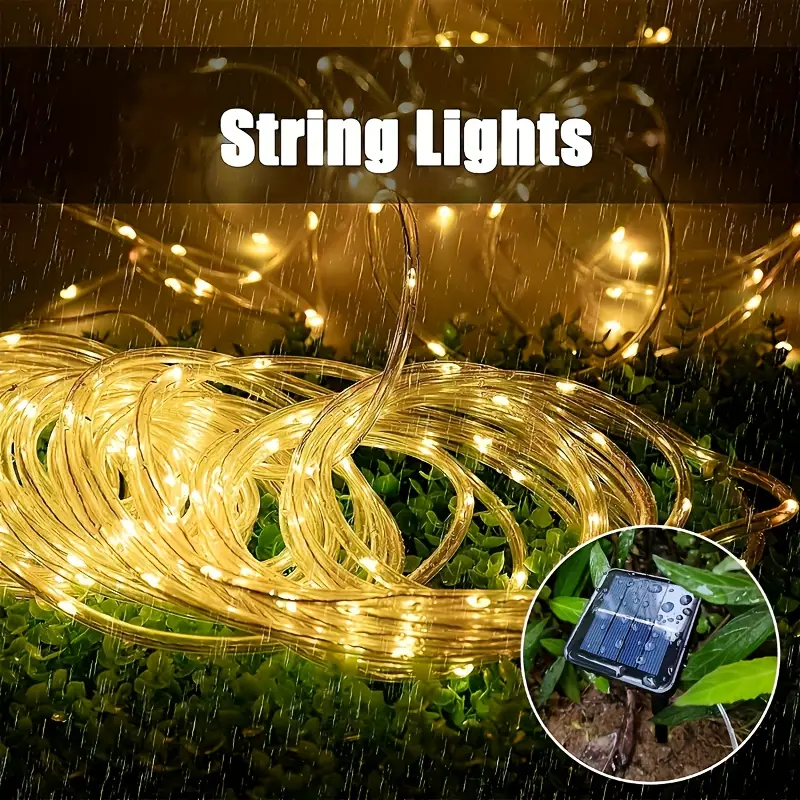 Solar Powered LED Tubes for Ou - đánh giá và giá Outdoor Power For Christmas Lights