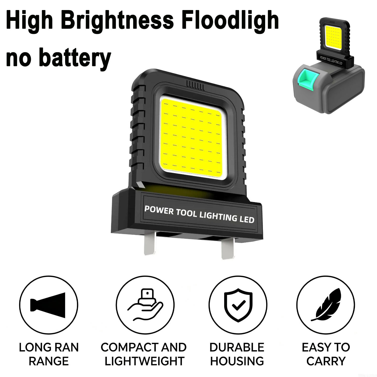 Battery Powered LED Flood Ligh - đánh giá và giá Outdoor Power Not Working