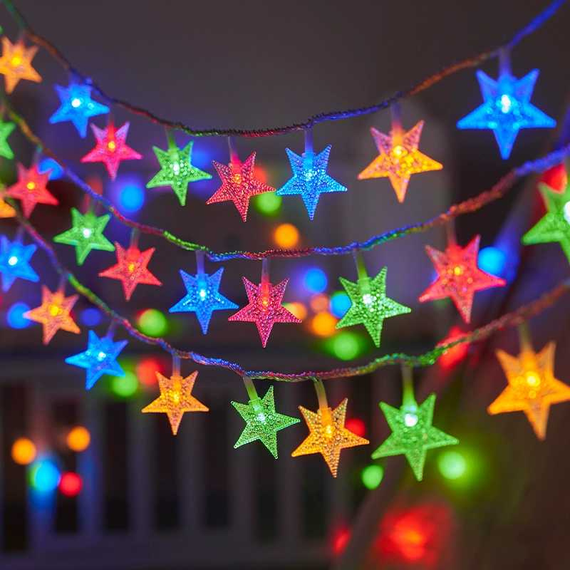 Battery Power Festoon Star Fai - đánh giá và giá Outdoor Power For Christmas Lights