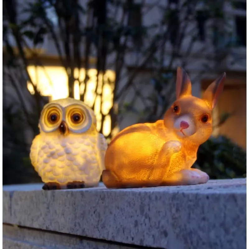 Solar Powered Resin Rabbit Gar - đánh giá và giá Outdoor Power Stake