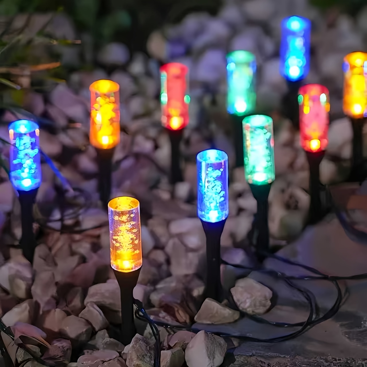 Solar Bubble Tube Solar Pathwa - đánh giá và giá Outdoor Power Stake