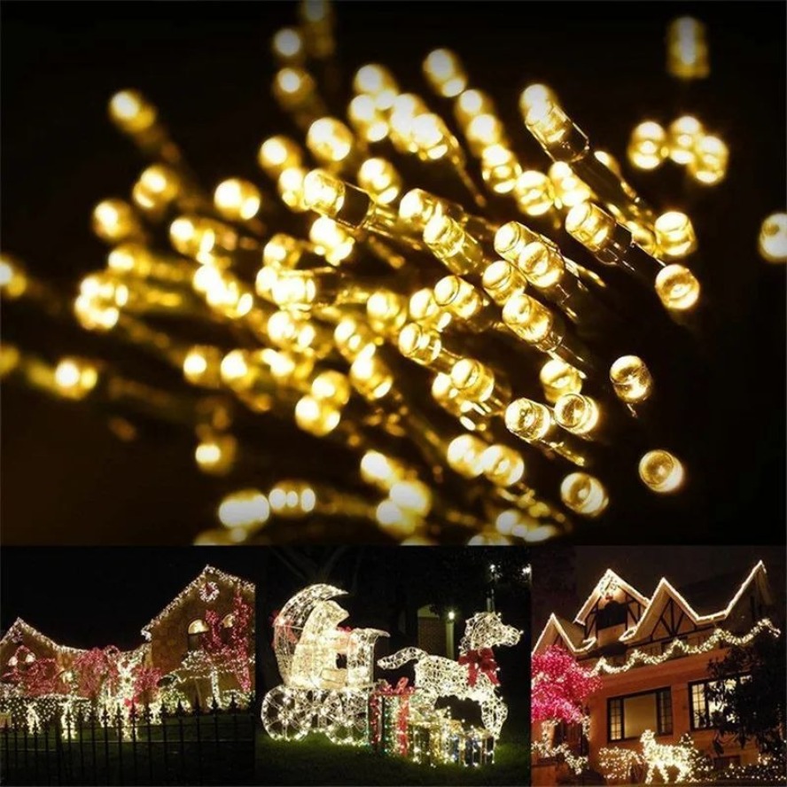 32m 22m 8 Modes LED Solar Stri - đánh giá và giá Outdoor Power For Christmas Lights