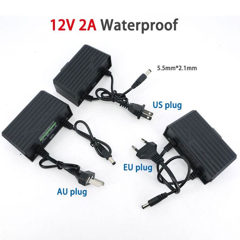 Waterproof AC 100V 240V to DC  - đánh giá và giá Outdoor Power Adapter