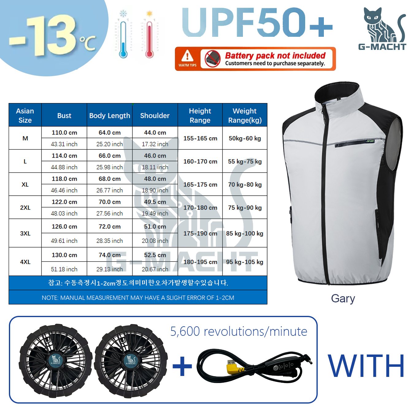 USB Cooling Fan Vest Summer Ai - đánh giá và giá Outdoor Power Not Working